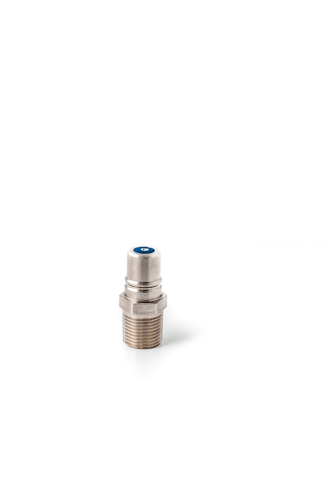 R200c - 1/2" MNPT - Standard Coolant Receiver Coupler w/ cap - GlowUp Home