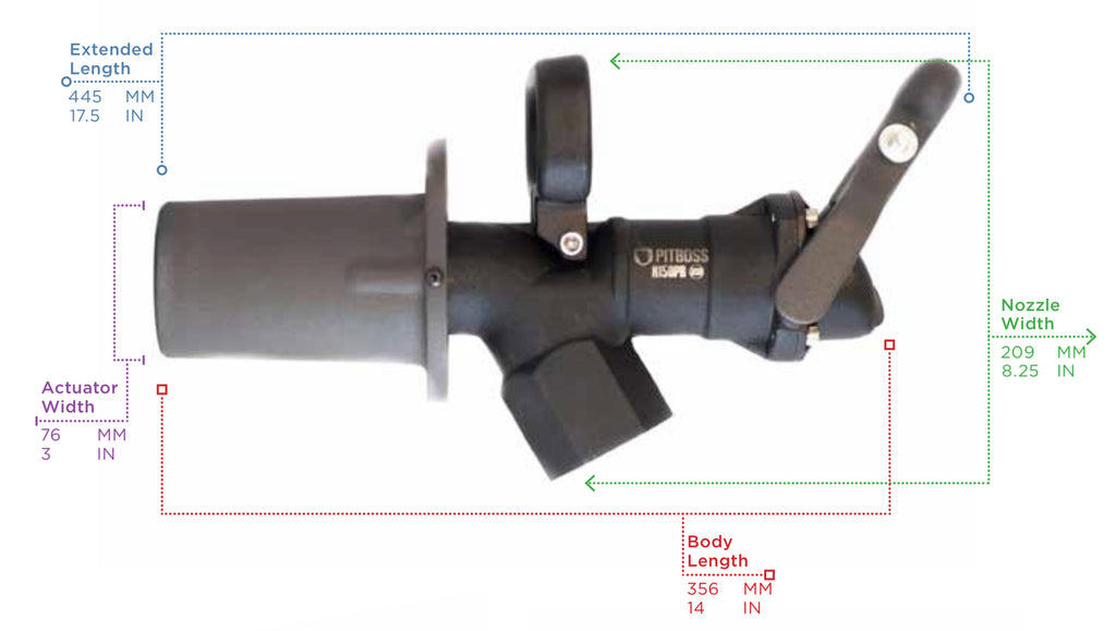 1-1/2" Fuel Nozzle - Pitboss - N150PBp - GlowUp Home 